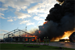 Brand Industrie Agrarisch NB Grote Brand Boerderij Nittersweg Munnekezijl